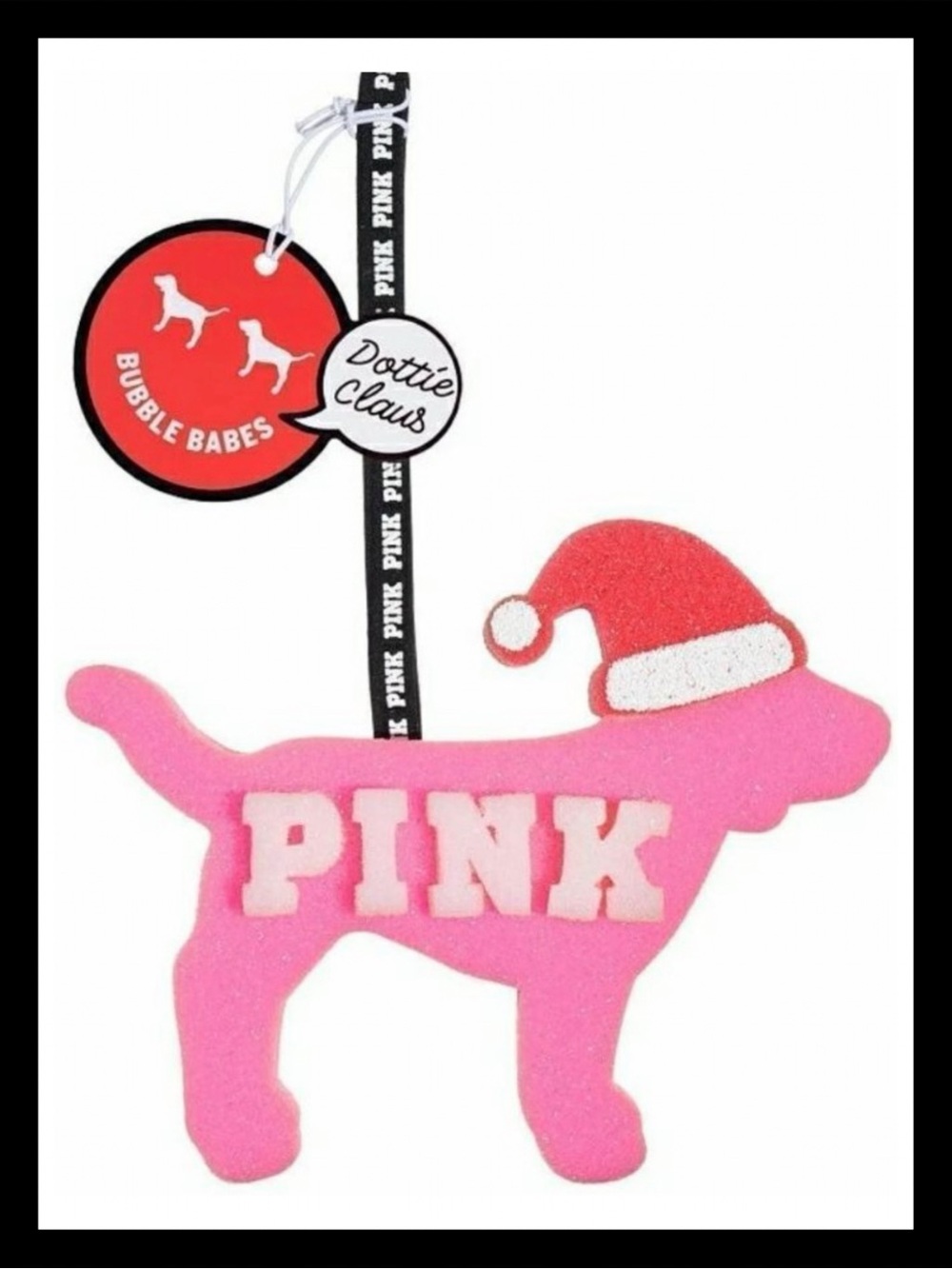 💕ⓅⒾⓃⓀ ⓋⓈ “Dottie Claus” Bubble Babes Sponge NWT💕